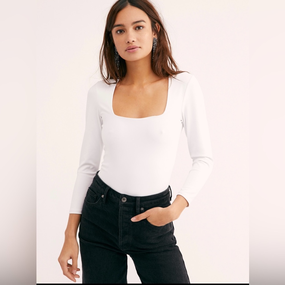 Free People Truth or Square Bodysuit